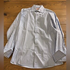 Pink Thomas Pink Prestige striped Mens Dress Shirt Size   14½/37cm long sleeve